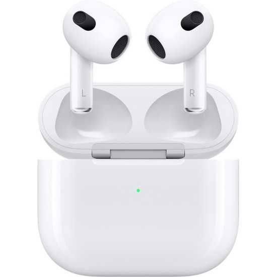 Apple Airpods 3 με Ασύρματη Θήκη Φόρτισης White MME73